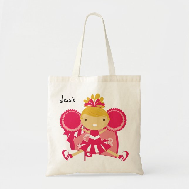 Bolso De Tela Fiesta Tote Bag Personalizado animador rosa KRW (Frente)
