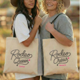 Bolso De Tela Fiesta Western de Bach Bach Rosa Último Rodeo