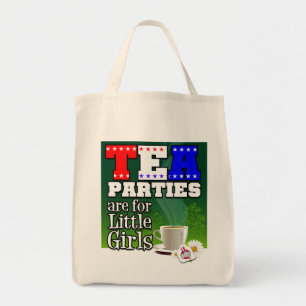 Bolso De Tela Fiestas del té