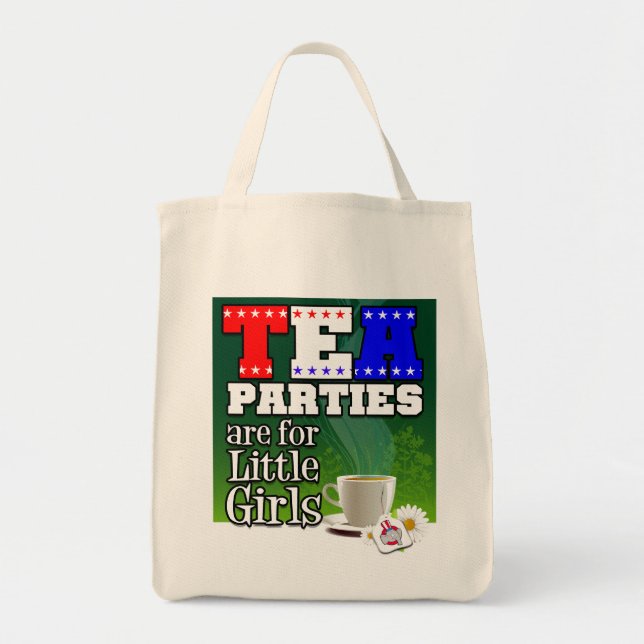 Bolso De Tela Fiestas del té (Frente)