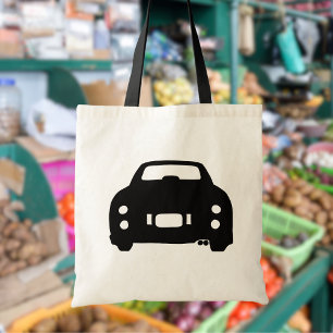 Bolso De Tela Figaración Black Figaro Car Silhouette Tote Bag