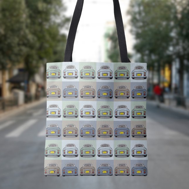 Bolso De Tela Figaro Coche Pop Patrón de arte Tote Bag (All the colours of the figaro based on the seasons of the year)