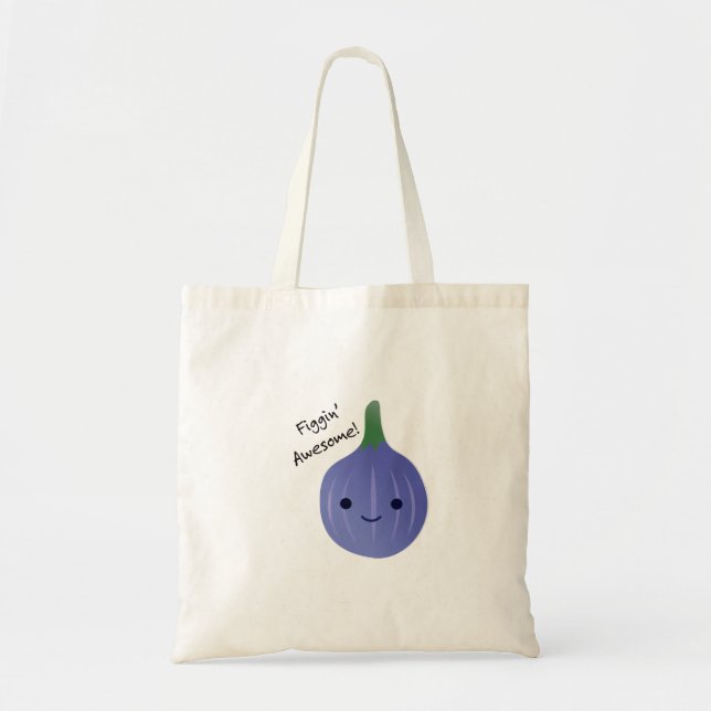 Bolso De Tela Figgin Awesome Cute Kawaii (Frente)