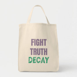 Bolso De Tela Fight Truth Decay