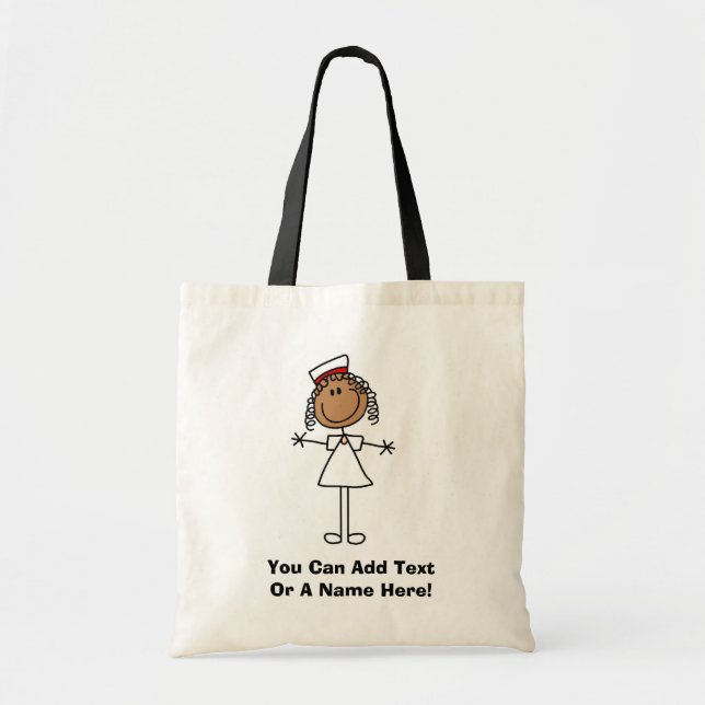 Bolso De Tela Figura afroamericana camisetas y regalos del (Frente)