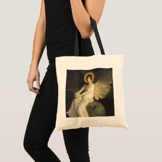 Bolso De Tela Figura alada sentada sobre una roca por Abbott Tha