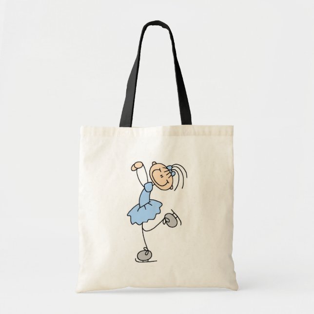 Bolso De Tela Figura azul camisetas y regalos del chica del (Frente)