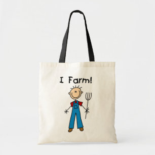 Bolso De Tela Figura camisetas y regalos del palillo del granjer