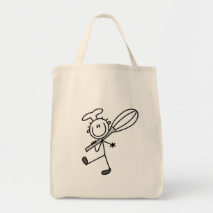 Bolso De Tela Figura cocinero del palillo con el Whipper