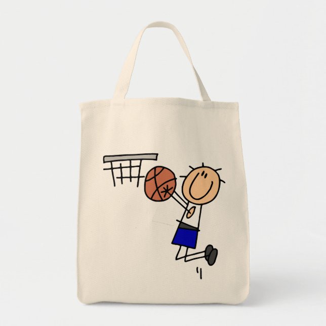 Bolso De Tela Figura fregadero T-shirs del baloncesto y regalos (Frente)