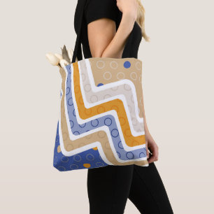 Bolso De Tela Figuras geométricas 6