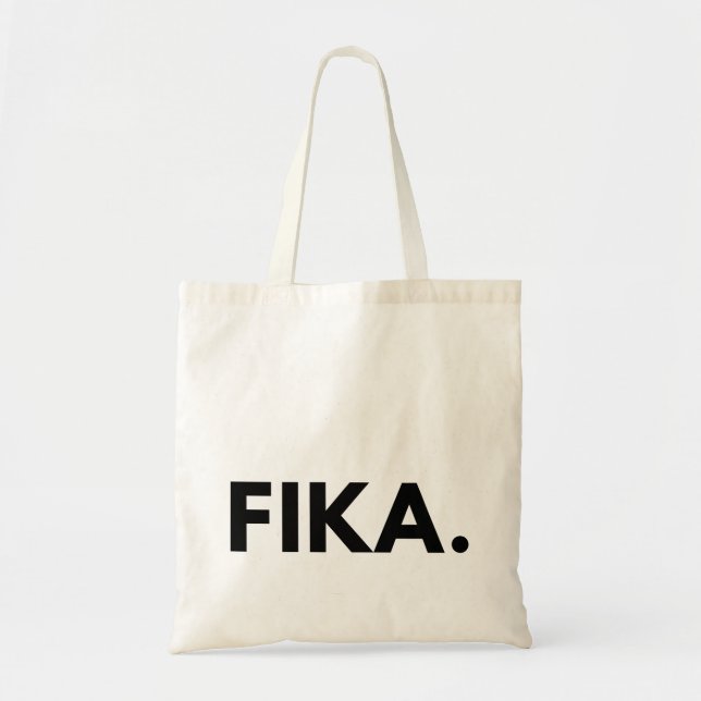 Bolso De Tela FIKA Bold Tote Bag (Frente)