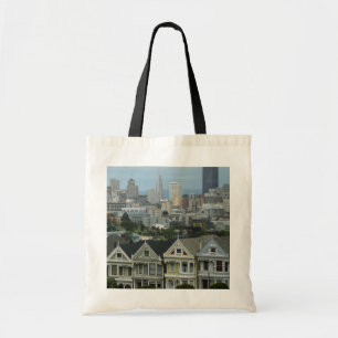 Bolso De Tela Fila de Tarjetas Postales de San Francisco Fotogra