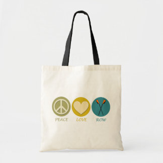 Bolso De Tela Fila del amor de la paz