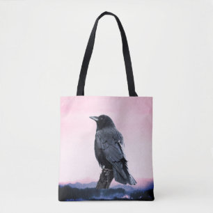 Bolso De Tela Fila encaramada al amanecer