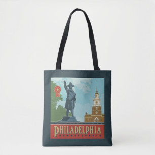 Bolso De Tela Filadelfia, PA Salón de la Independencia