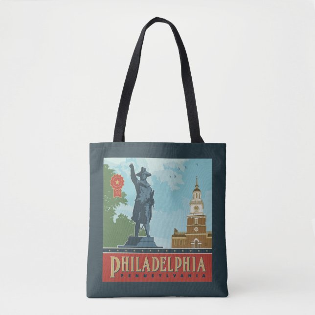 Bolso De Tela Filadelfia, PA | Salón de la Independencia (Anverso)
