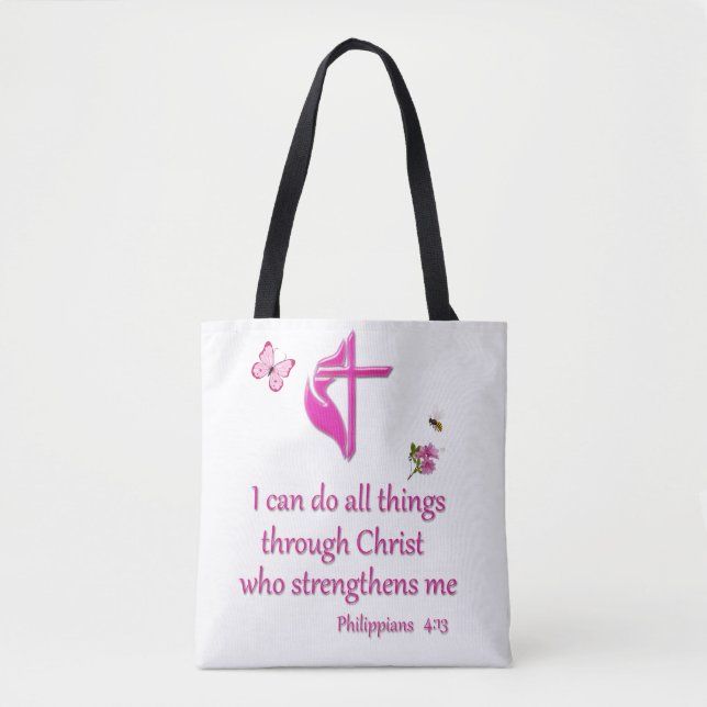 Bolso De Tela Filípedos 4:16 (Anverso)