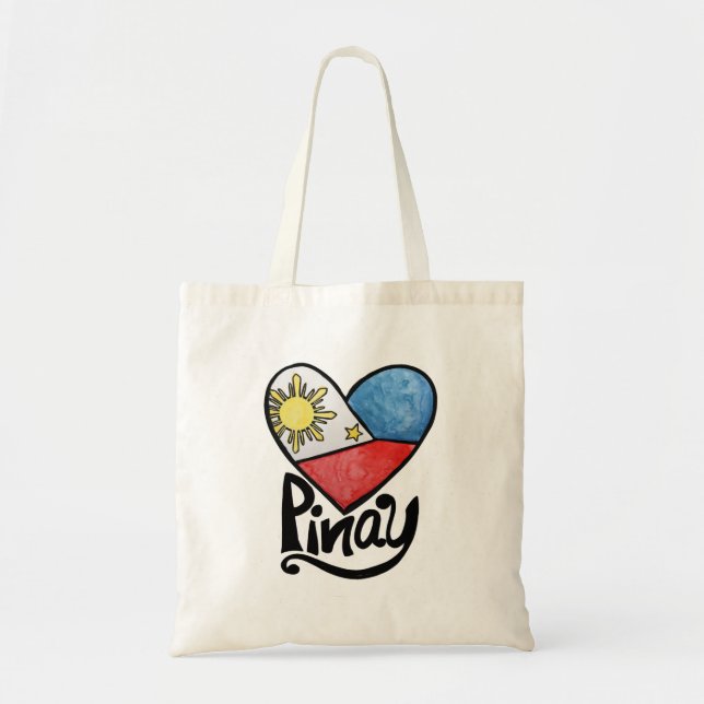 Bolso De Tela Filipinas: El Pinay de Filipinas              (Frente)