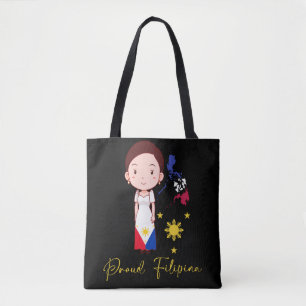 Bolso De Tela Filipinas: Orgullosa mujer filipina, Chica Pinay