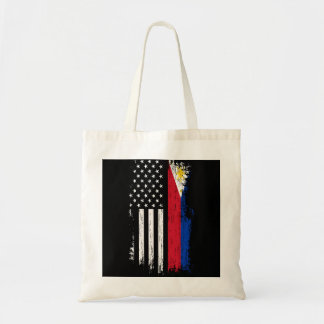 Bolso De Tela Filipino American Flag Pride Philippines s