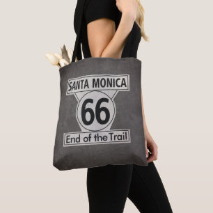 Bolso De Tela Fin de Santa Mónica de la Ruta 66