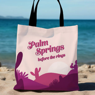 Bolso De Tela Fin de semana de Bachelorette de Palm Springs Dese