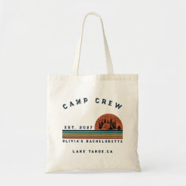 Bolso De Tela Fin de semana de camping personalizado para desped