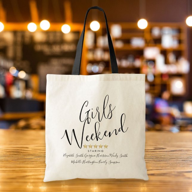 Bolso De Tela Fin de semana de Chicas personalizados de cinco es (Subido por el creador)