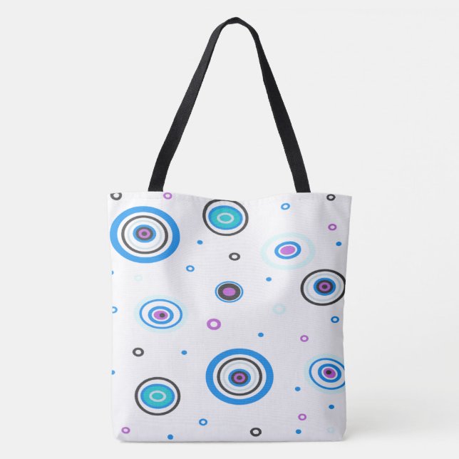 Bolso De Tela Fin de semana de compras de comestibles en la play (Reverso)