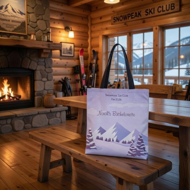 Bolso De Tela Fin de semana de despedida de soltera en la montañ (Subido por el creador)