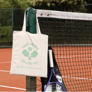Bolso De Tela Fin de semana de soltera de Pickleball