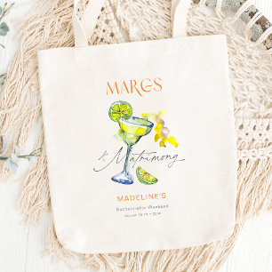 Bolso De Tela Fin de semana de soltera Elegantes Margs y Matrimo