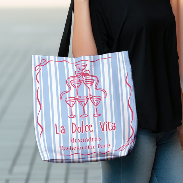 Bolso De Tela Fin de semana de soltera La Dolce Vita (Subido por el creador)