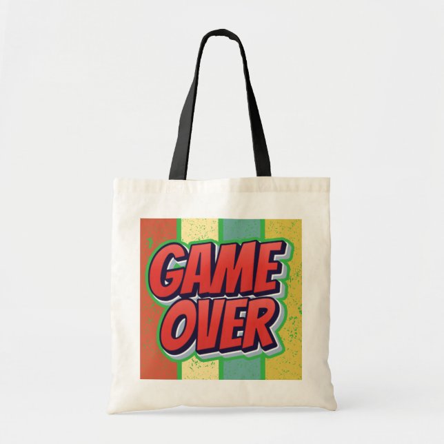 Bolso De Tela Fin del juego. (Frente)