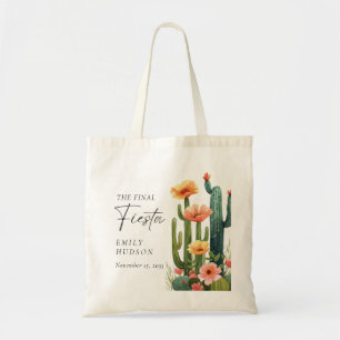 Bolso De Tela Final Fiesta Cactus Bachelorette Party