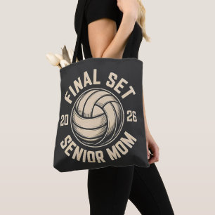 Bolso De Tela Final Set Senior Mom 2026 Graduation Volleyball