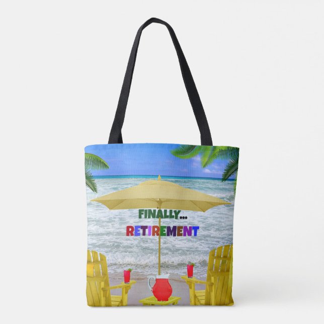 Bolso De Tela Finalmente... Jubilación (Reverso)