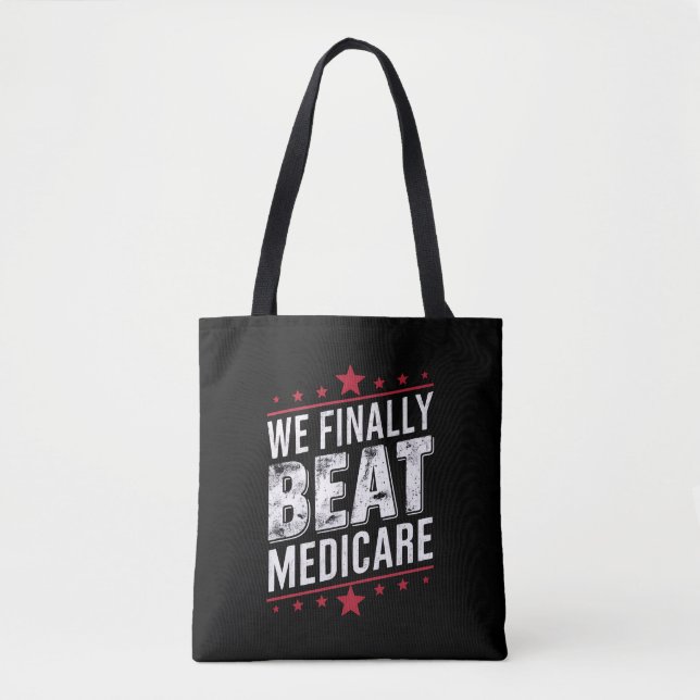 Bolso De Tela Finalmente le ganamos a la elección de Medicare Tr (Anverso)