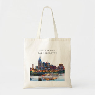Bolso De Tela Finde de semana de despedida de soltera con acuare