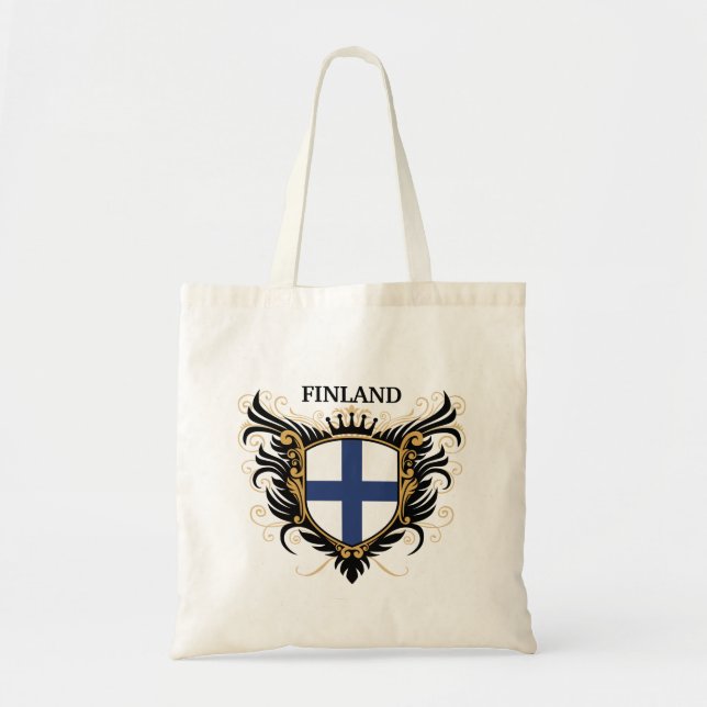 Bolso De Tela Finlandia [personalice] (Frente)
