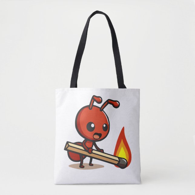 Bolso De Tela Fire Ant (Anverso)