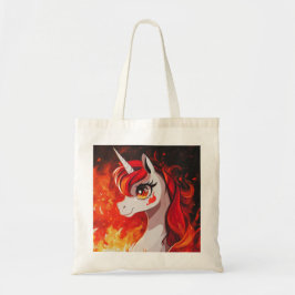 Bolso De Tela Fire Unicorn