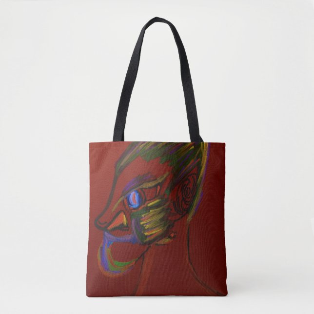 Bolso De Tela Fire Warrior  (Anverso)