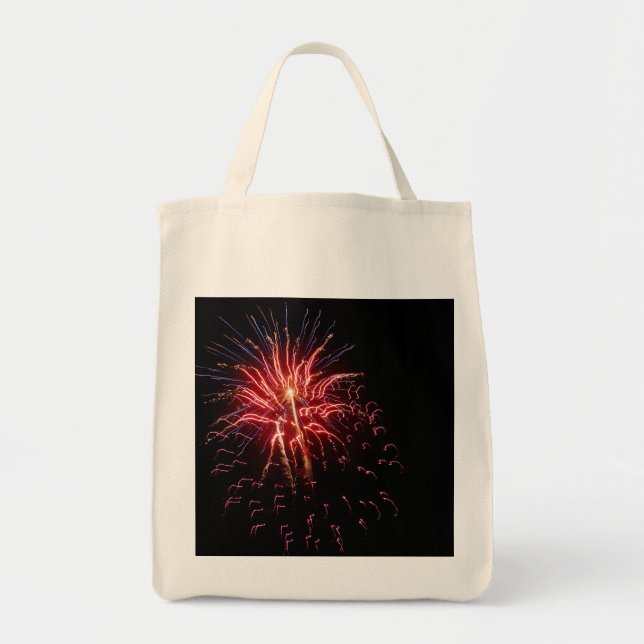 Bolso De Tela Fire Works 2 Tote Bag (Frente)