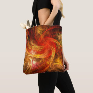 Bolso De Tela Firestorm Nova Resumen Arte