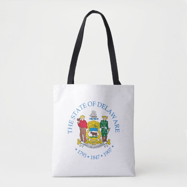 Bolso De Tela Firma de Delaware (Anverso)