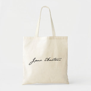 Bolso De Tela Firma de Jane Austen