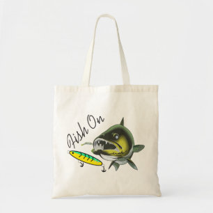 Bolso De Tela Fish On