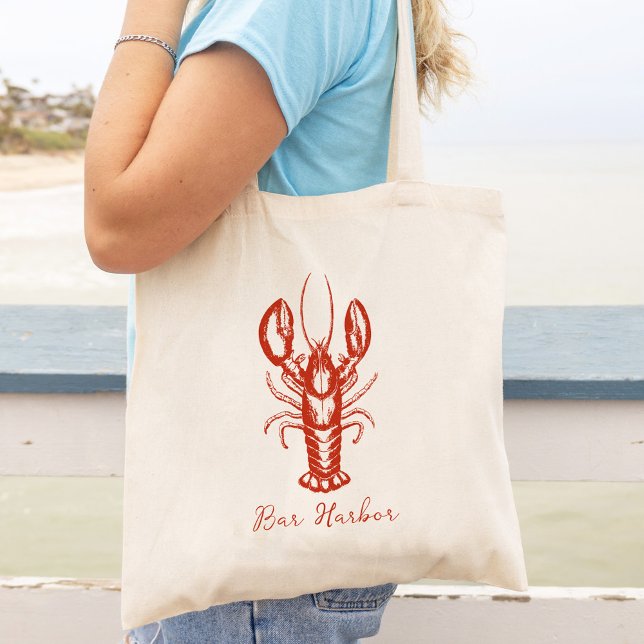 Bolso De Tela Fisherman Aesthetic Maine Lobster Personalizado (Subido por el creador)
